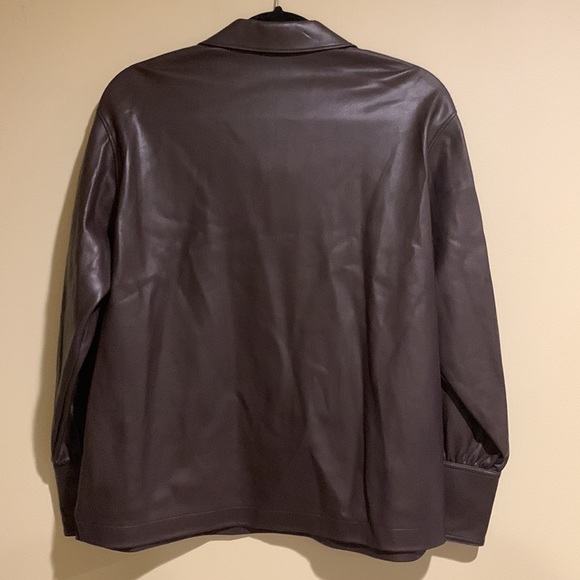 Rebecca Taylor Vegan Leather Pullover - Picture 6 of 6